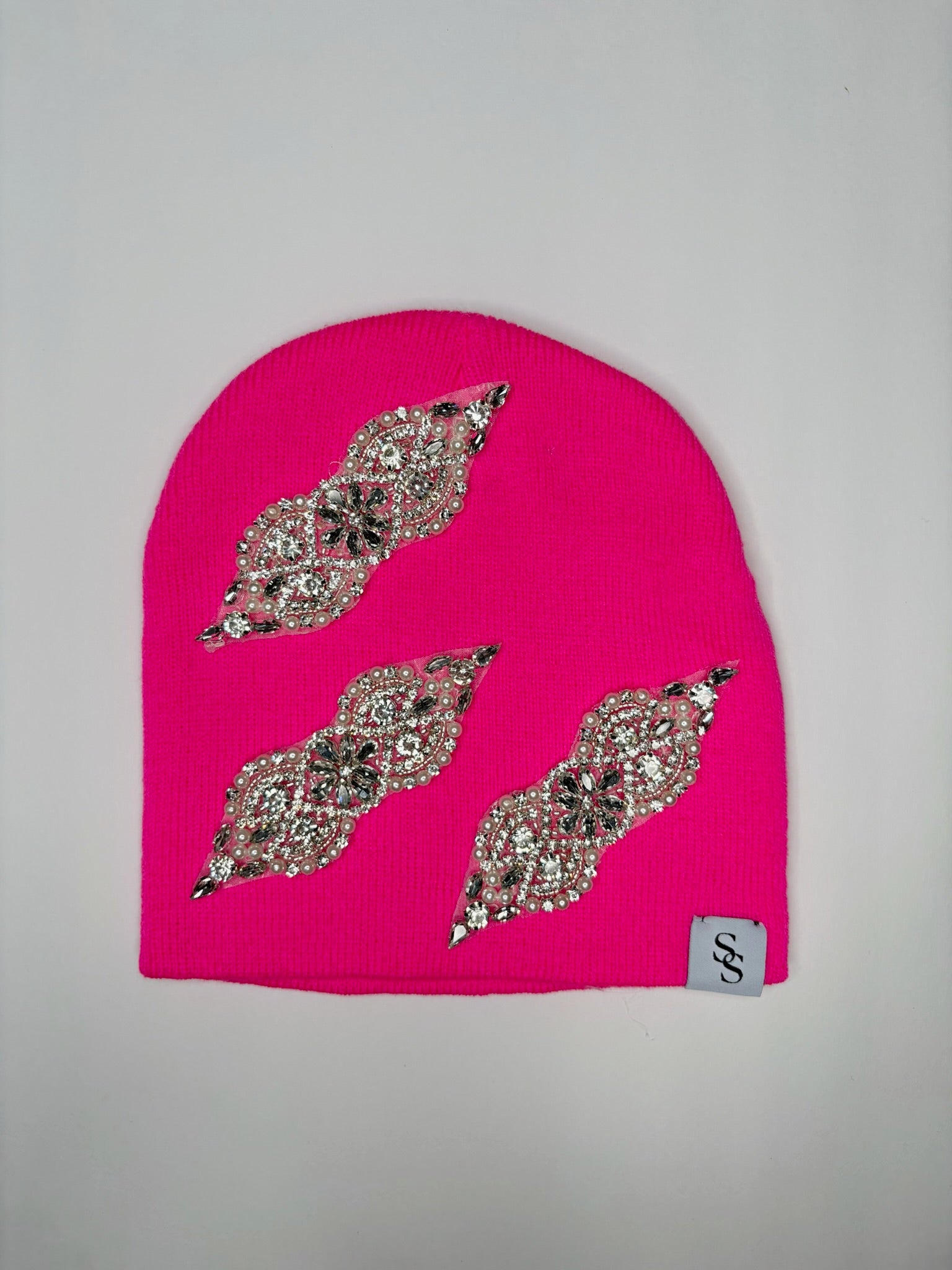 Stripe Gem Beanie